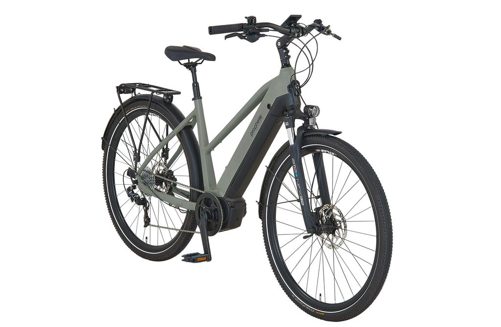PROPHETE ENTDECKER 4.0 Damen Trekking E-Bike 28" | AEG Mittelmotor 36 V 70 Nm, 540 Wh Akku, Microshift 10-Gang, Hydraulische Scheibenbremsen