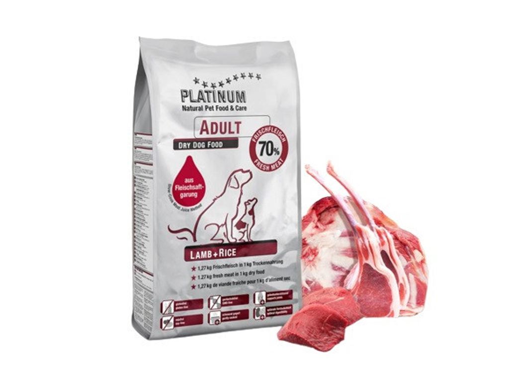 Platinum Natural Dog Adult Jahňa + ryža 5kg Obrázok produktu 