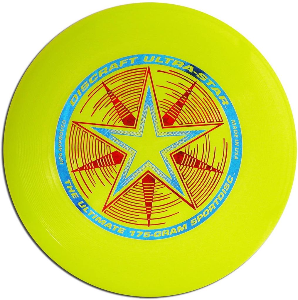Discraft Frisbee Ultra star 175 gelb