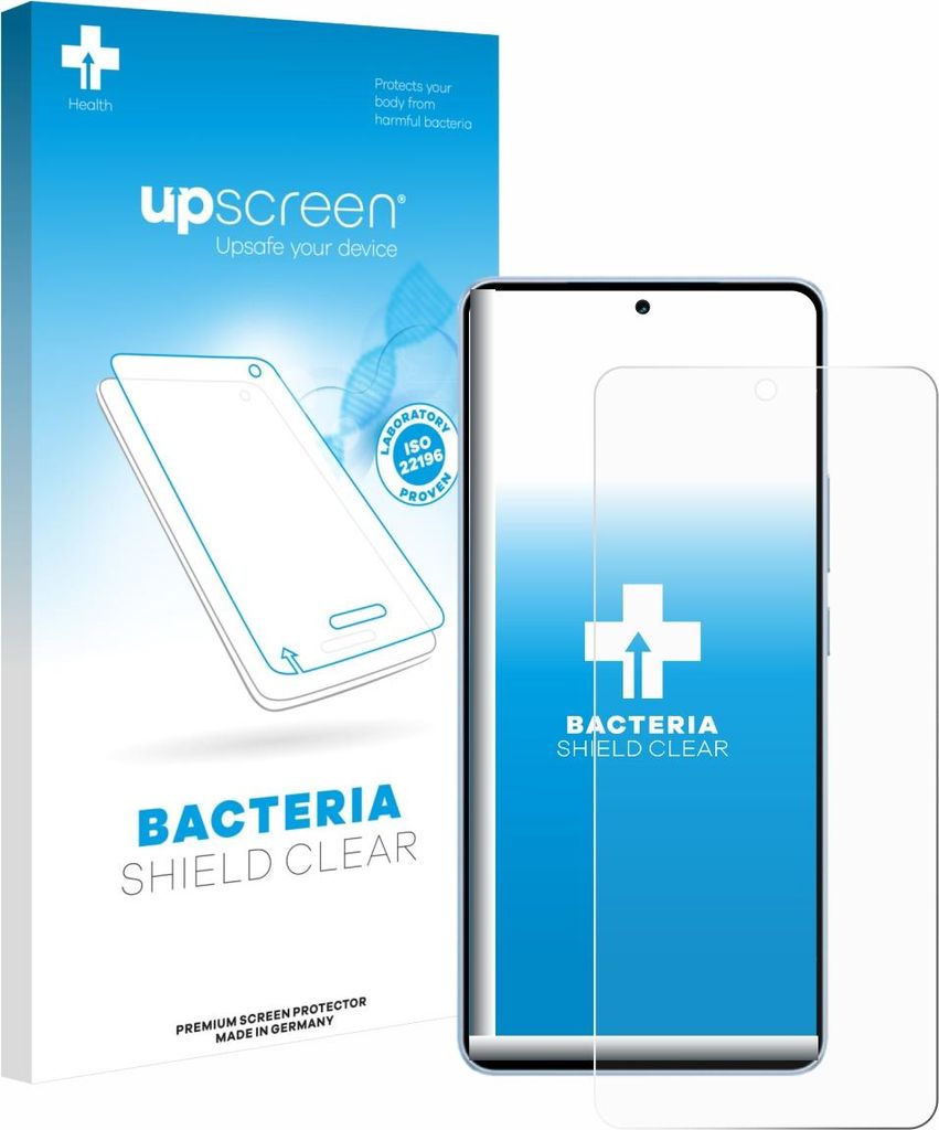 upscreen Schutzfolie für Vivo iQOO Neo 11 Displayschutz Displayschutzfolie Folie Klar antibakteriell