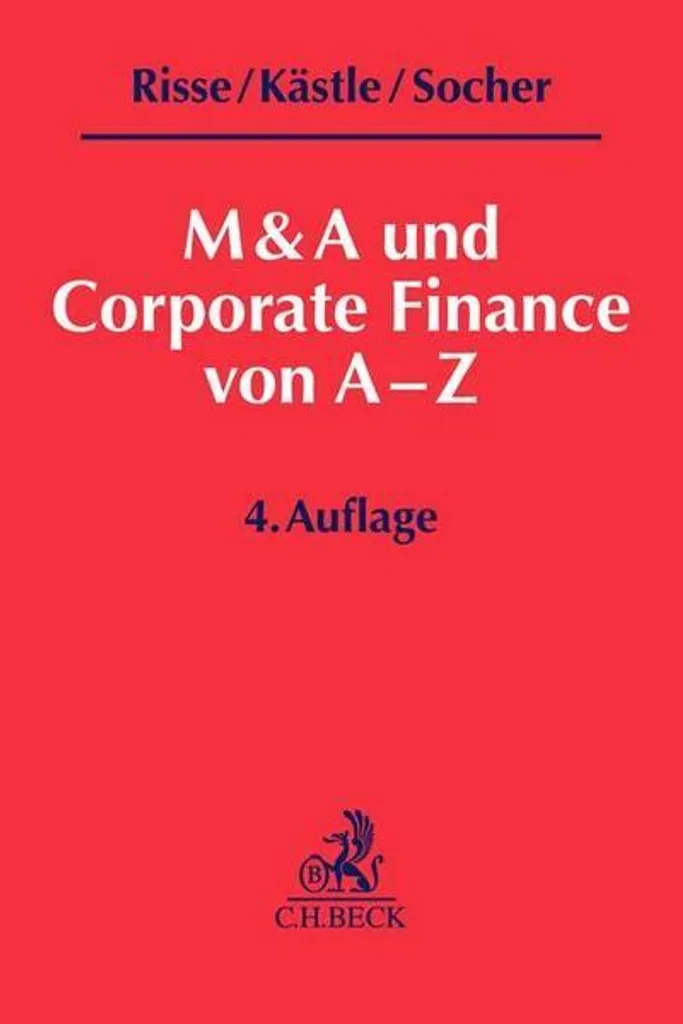 Livre M&A et Finance d'Entreprise : Encyclopédie de référence de A à Z