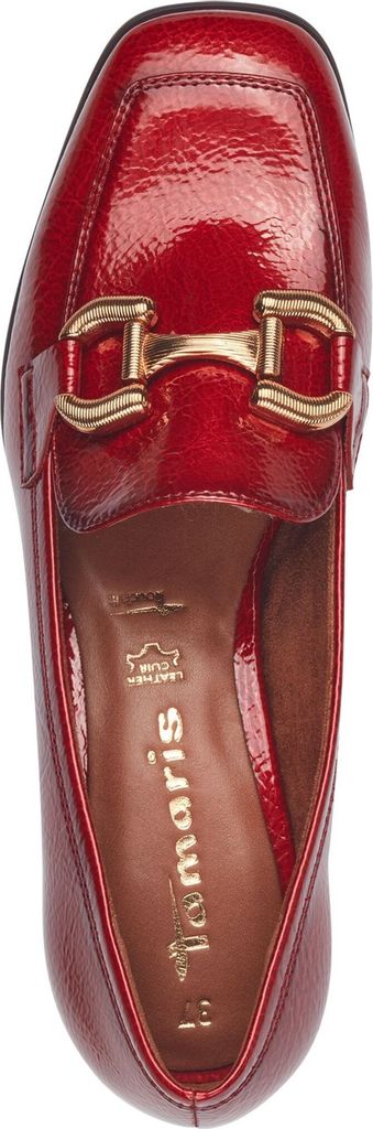 Tamaris Damen Slipper 8-84316-45 | Comfort Schuhe | Mehrweite | Herausnehmbare Einlegesohle | Leder & Synthetik