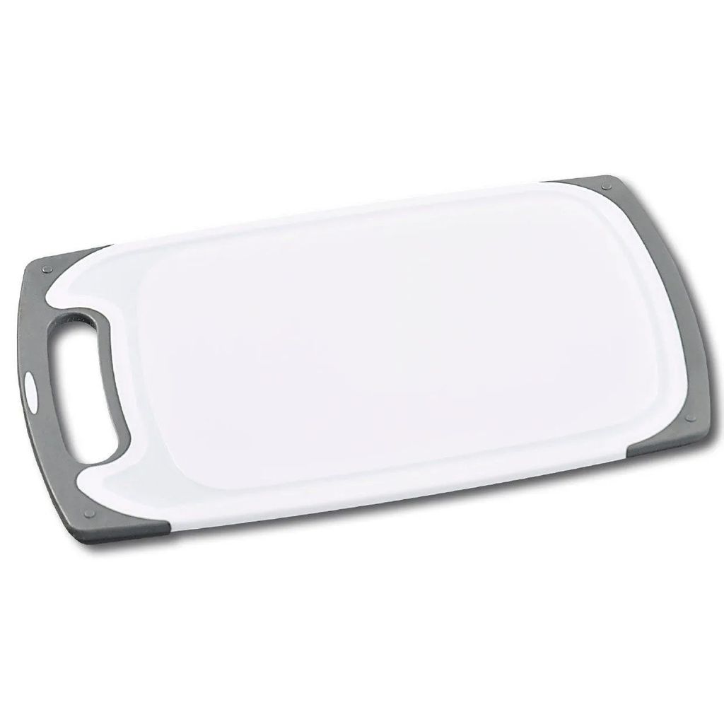Tavola da intaglio Kesper con antiscivolo grigio-bianco Immagine del prodotto 
