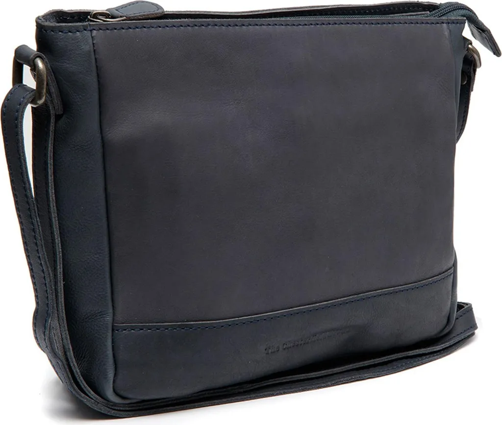 Borsa Tracolla Pelle Blu Navy The Chesterfield Brand Weimar - Chic