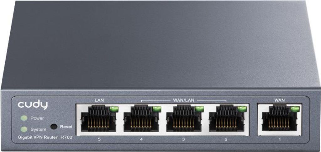 Cudy Gigabit Multi-WAN VPN Router Kabelrouter Schnelles Ethernet, Gigabit Ethernet Grau