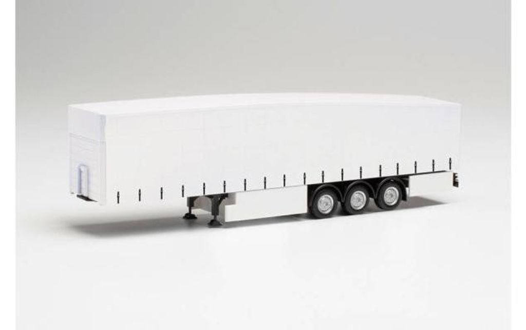 Herpa SZ Gardienplanenauflieger Ga K SZ Ecoflex weiß 077019 Produktbild 