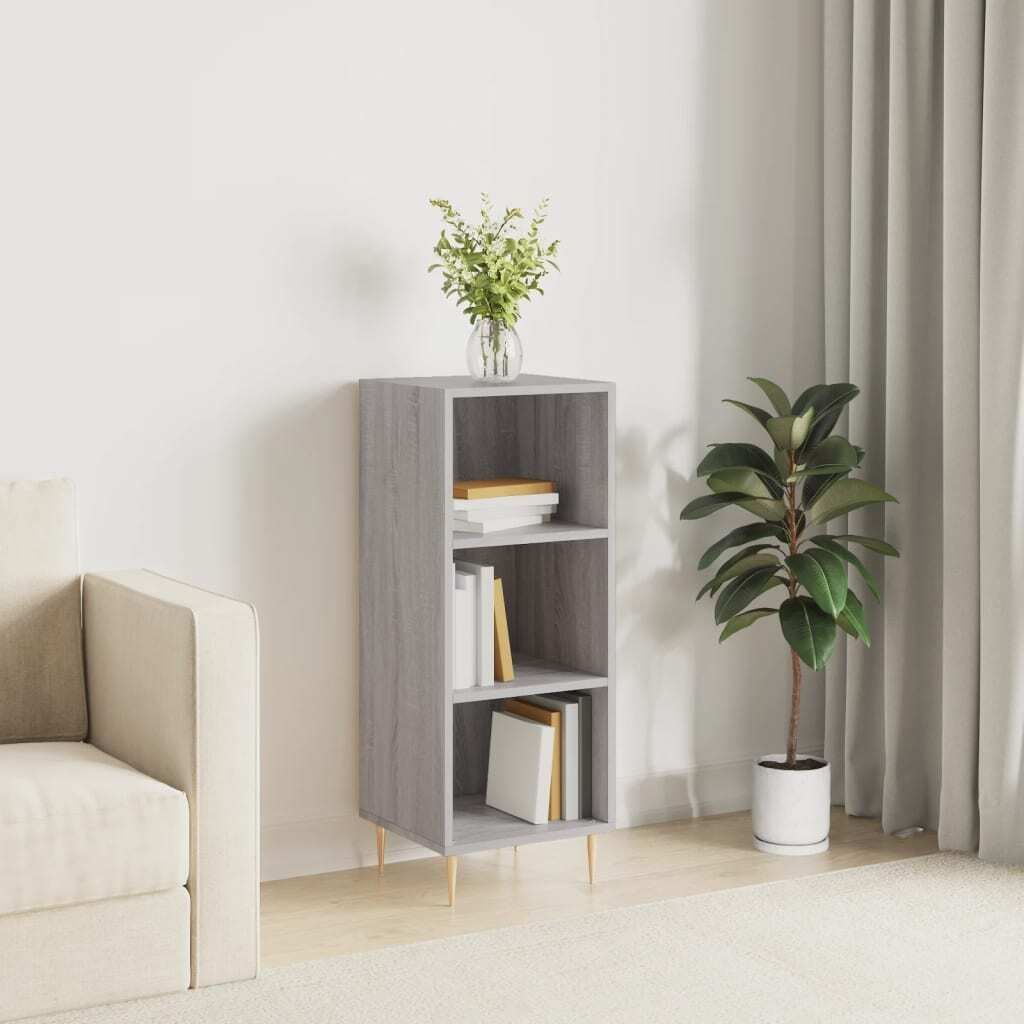 Maison Exclusive - Sideboard Grau Sonoma 34,5x32,5x90 cm Holzwerkstoff