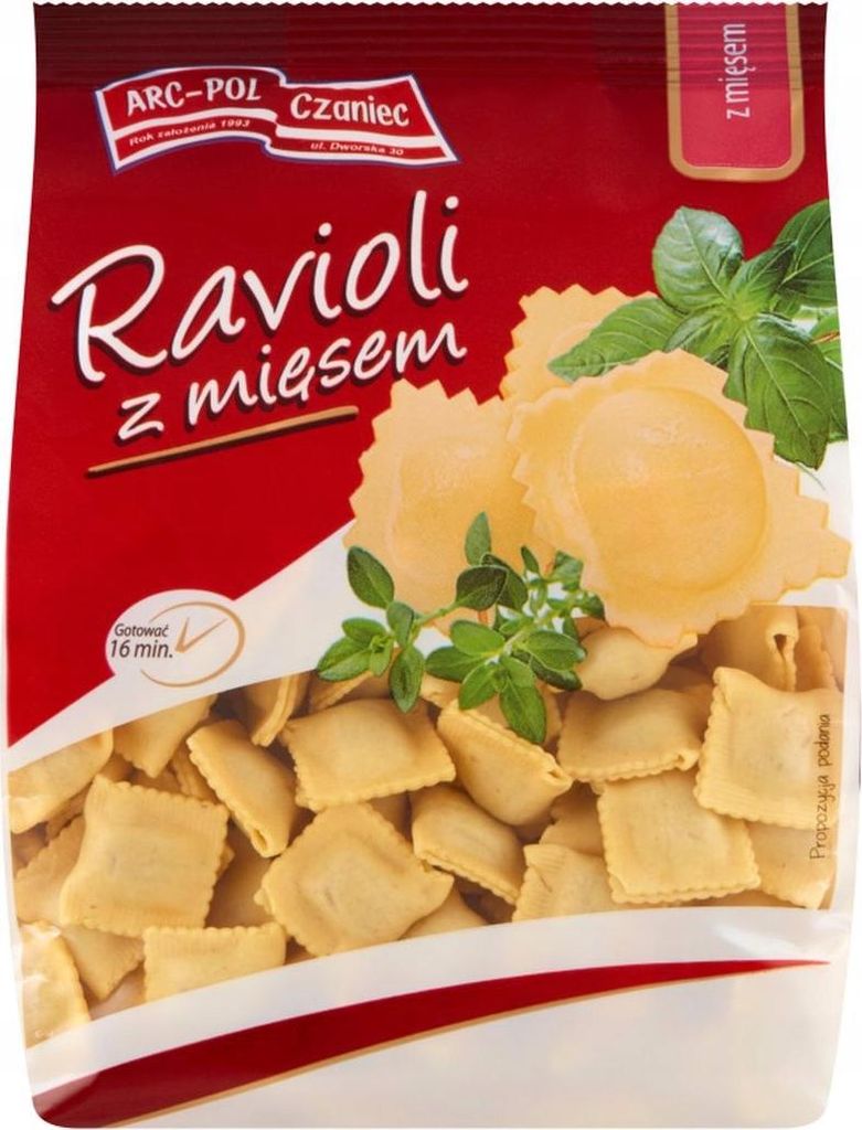 Ravioli NCO mięsne 250 g Zdjęcie produktu 