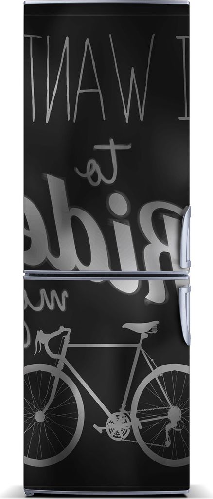 Tulup Kühlschrankdekoration - Magnetmatte - 60 cm x 180 cm - Magnet auf dem Kühlschrank - Möchten Sie Reiten