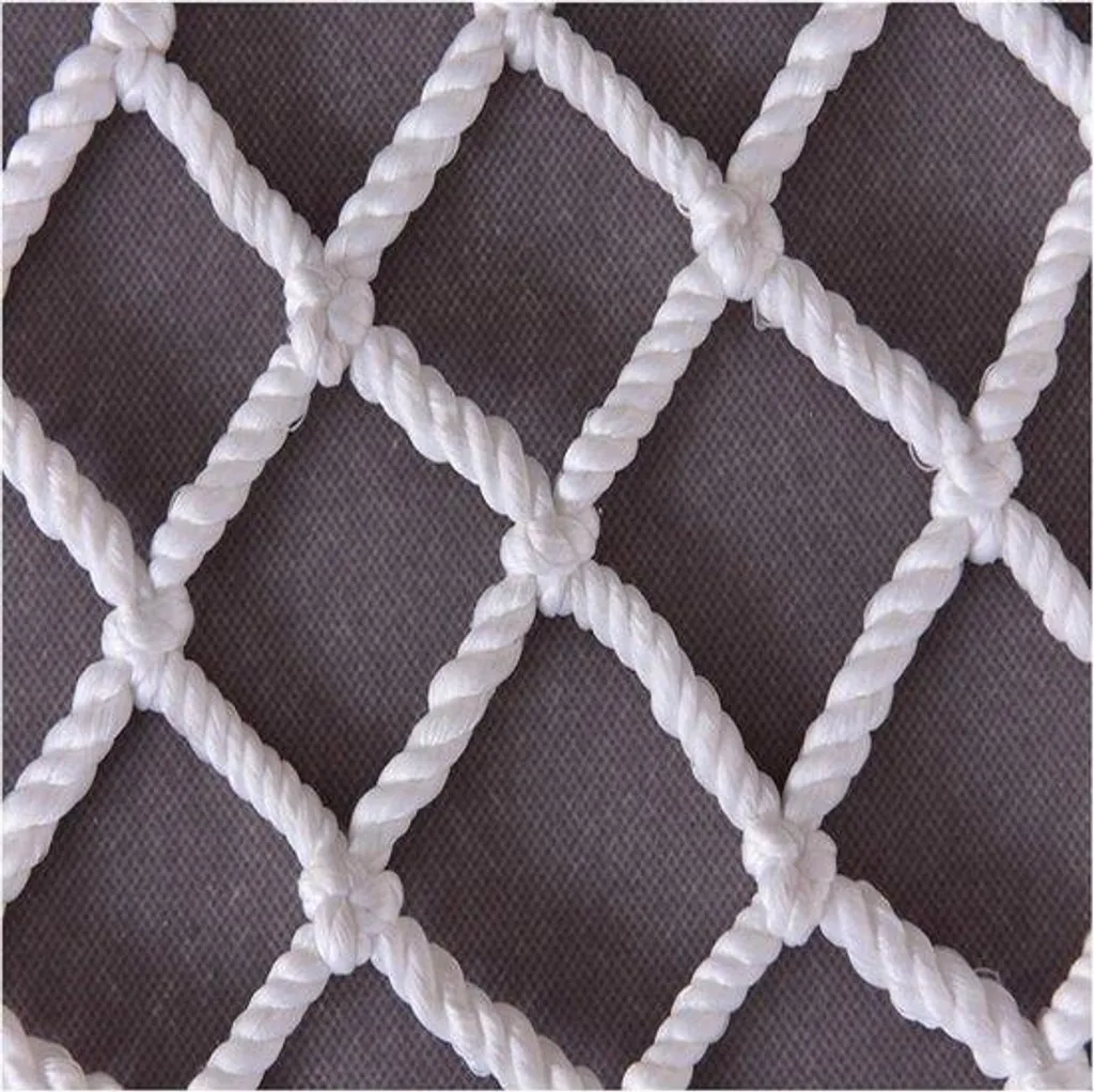 Filet de sécurité élastique 5 x 8 m pour escalier et balcon - Maille noire