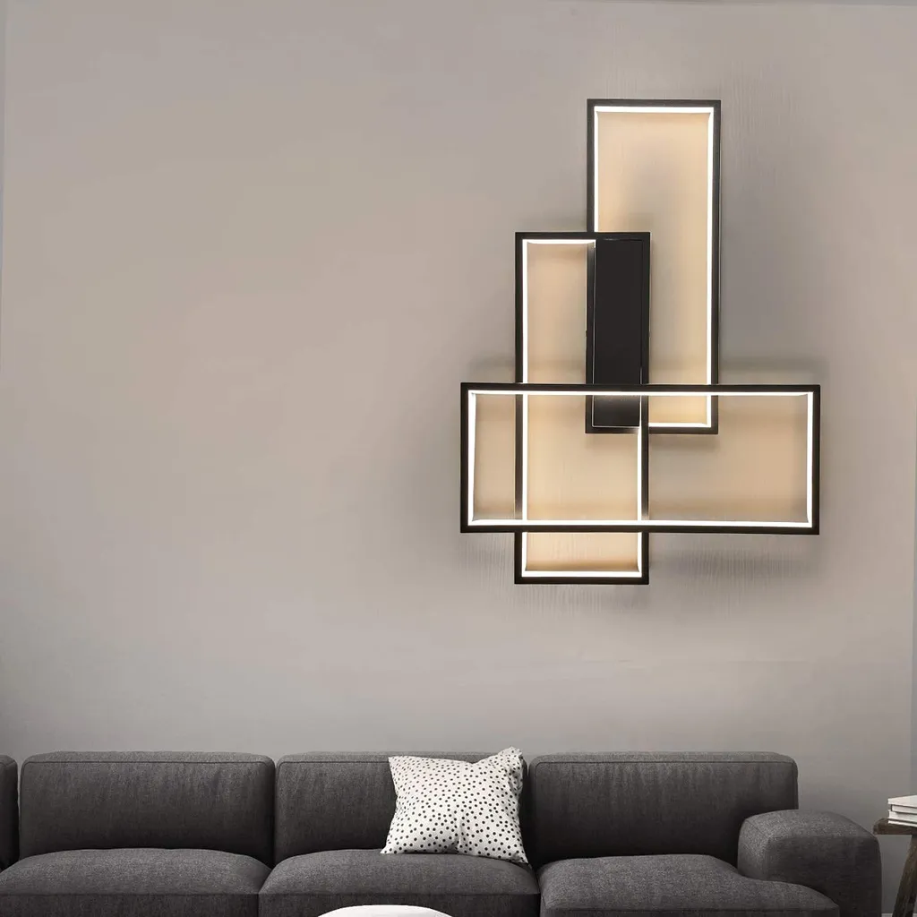 Plafonnier Moderne 65W à Intensité Variable avec Télécommande Intelligente - 8