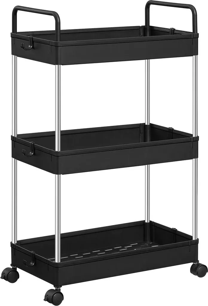 Carrello Portautensili 3 Livelli Acciaio - Officina e Fai-da-te