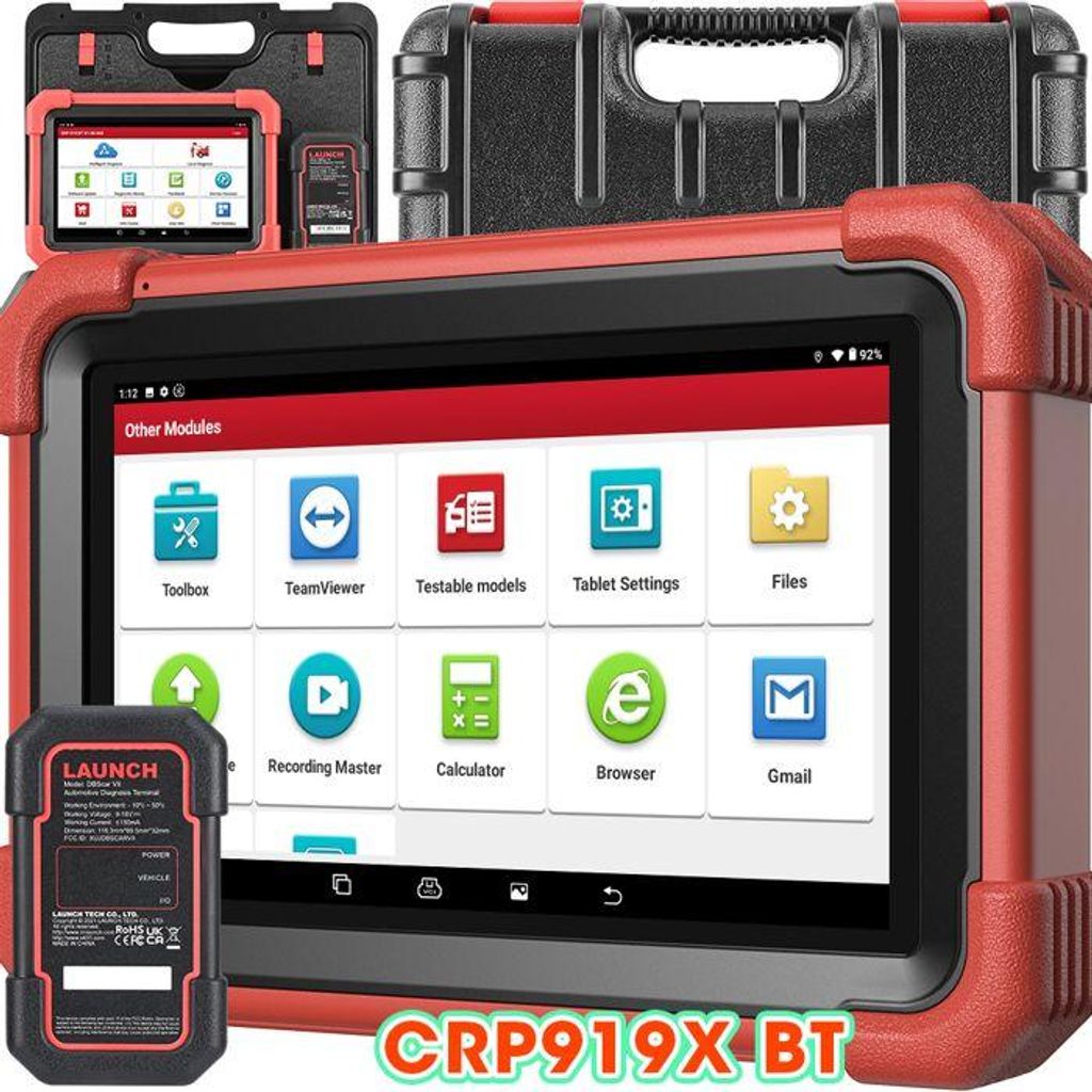 Valise Diagnostic Auto Multimarque - LAUNCH - CRP919XBT - Image du produit 