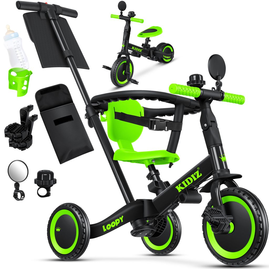 KIDIZ® Laufrad 6in1 Dreirad Loopy Laufräder Lauffahrrad Produktbild 