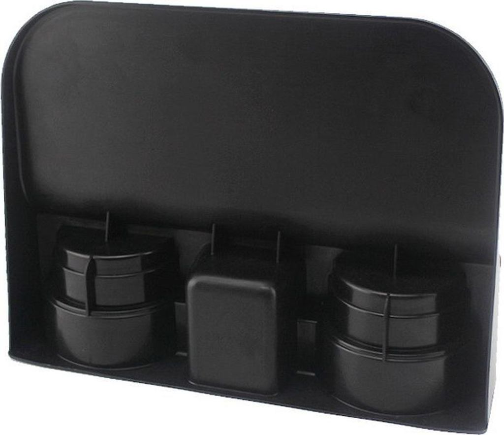 Dreifacher Becherhalter schwarz