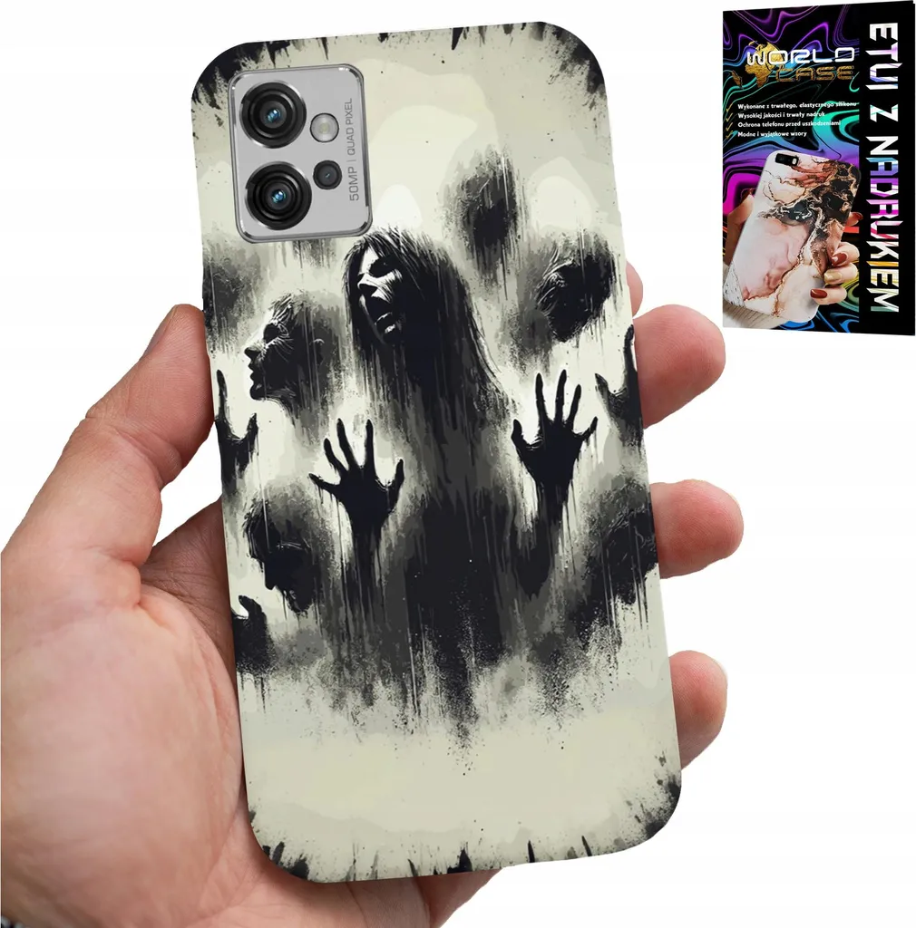 Kit Protezione Motorola G32: Custodia Zombi e Vetro Temperato 9H