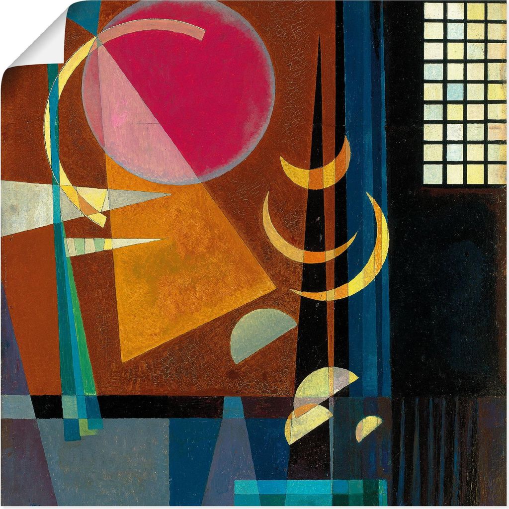 ARTland Poster Scharf-ruhig. 1927 Größe: 100x100 cm