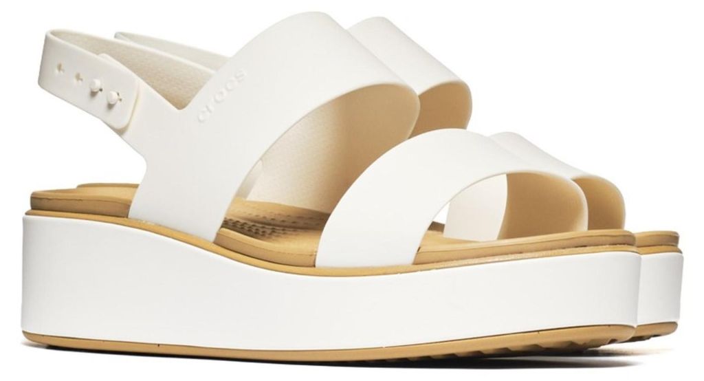 Crocs Schuhe Brooklyn Matte Wrap Low Wedge W, 21180200O