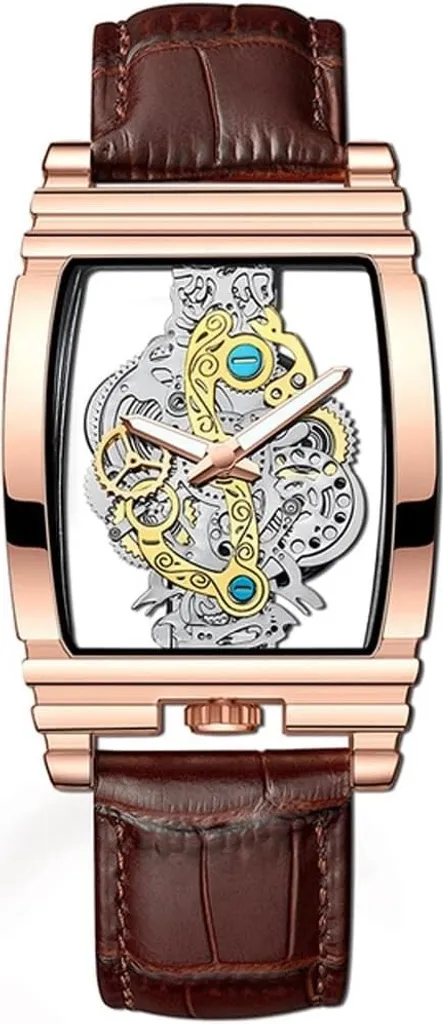 Montre Analogique Homme Antonio KP33731 avec Bracelet en Cuir Marron Chic