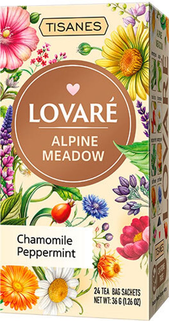 LOVARÉ Prato Alpino 36g (24 bustine, tisana) Immagine del prodotto 