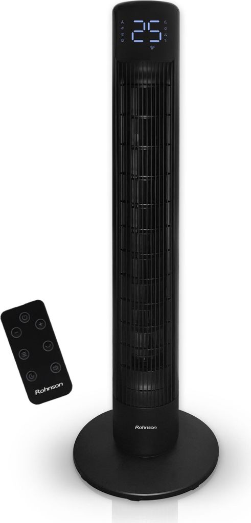 Ventilator R-8110 EcoFlow schwarz mit Ionisator und 120° Oszillation