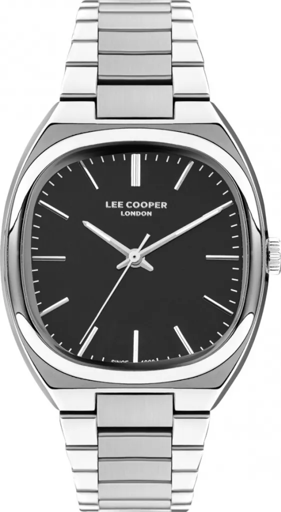 Montre en acier inoxydable Lee Cooper LC07938.350 cadran bleu 42mm