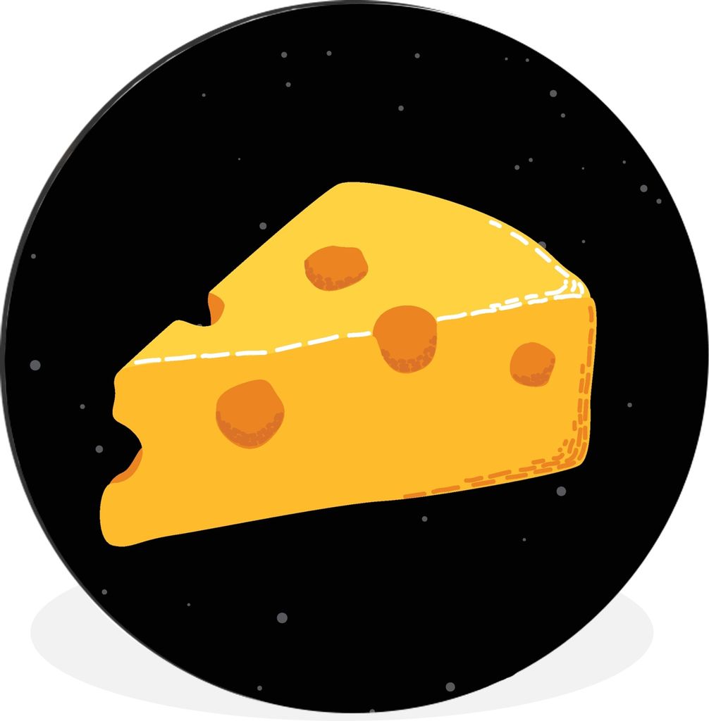 MuchoWow - Mauerkreis - Wandbilder - Runde Bild - Bild aus Aluminium - Schlafzimmer - Wohnzimmerdekoration - Wand Dekoration