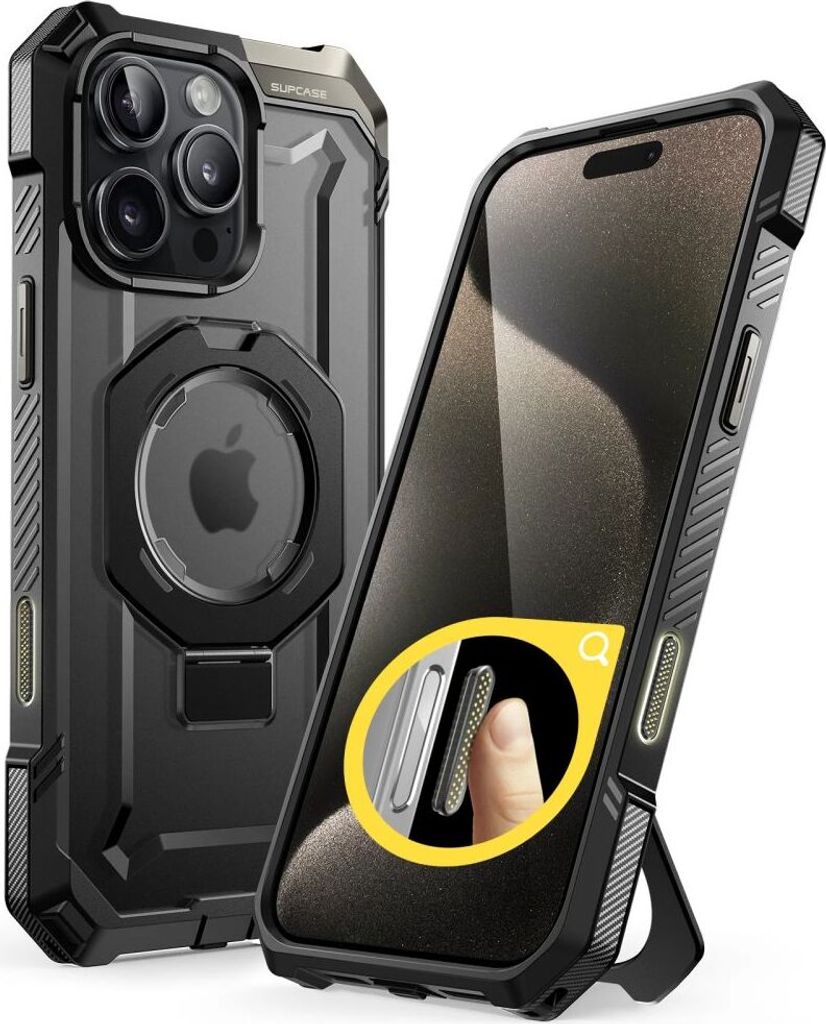 Supcase Ub Grip Mag Magsafe Iphone 16 Pro Max Czarny Zdjęcie produktu 