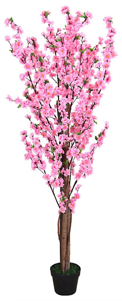 Pfirsichbaum Deko Kunstbaum groß im Topf Künstliche Baum Produktbild 