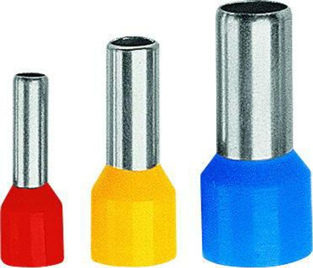 Isolierte Aderendhülsen TE 2,5 10mm ERKO 100Stk.