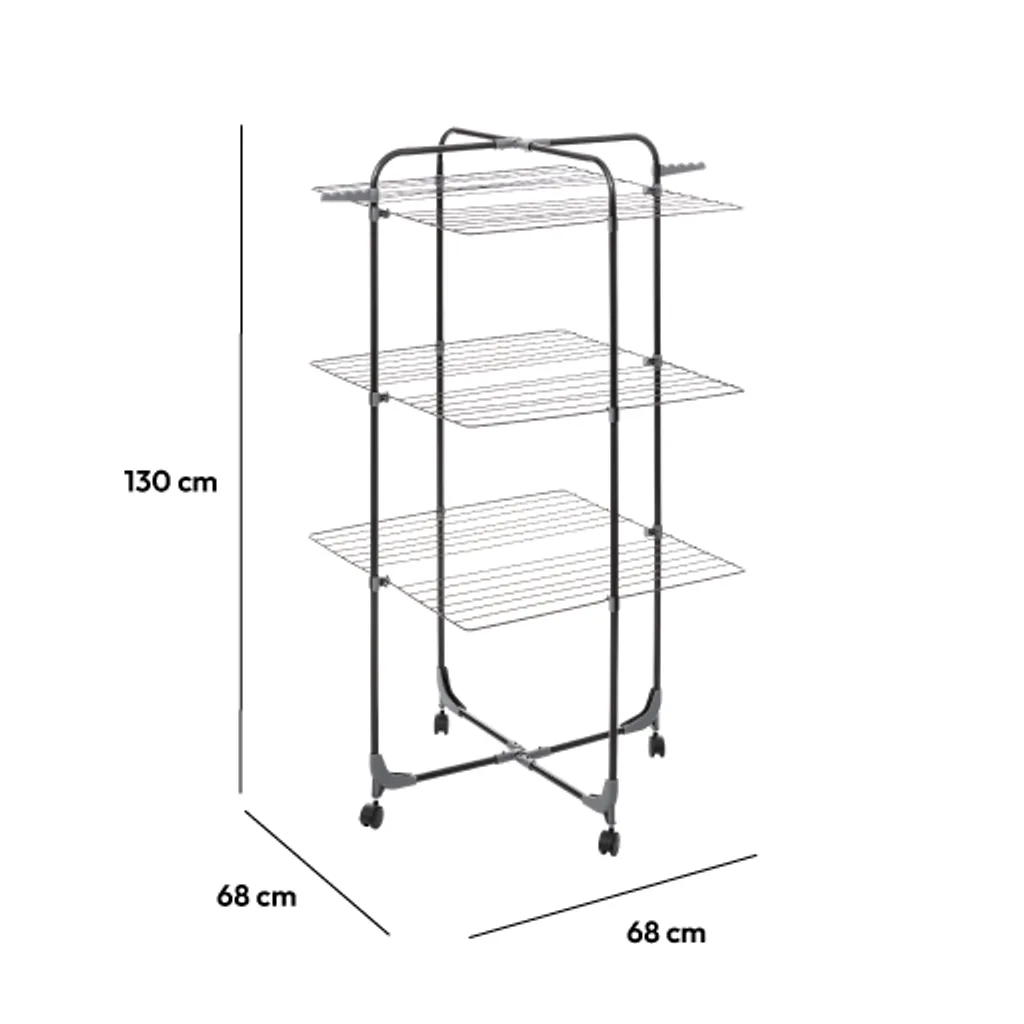 Séchoir à linge 30m de séchage : modèle tour modulable Mojave - 7
