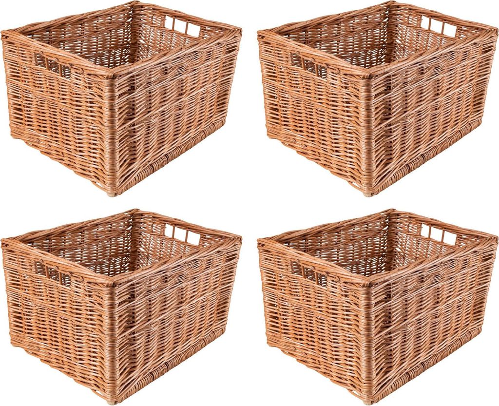 Creative Home Lot de 3 Panier De Rangement En Osier 40 x 30 Image du produit 