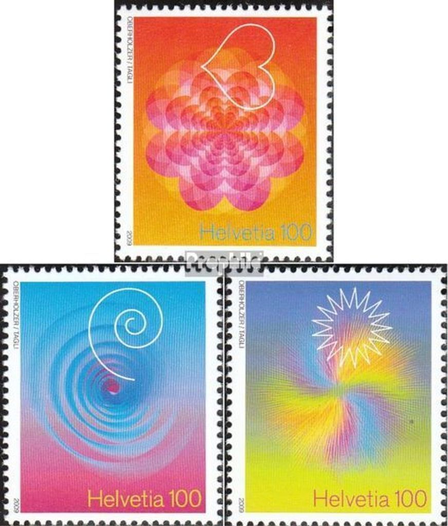 Briefmarken Schweiz 2009 Mi 2114-2116 (kompl.Ausg.) Produktbild 