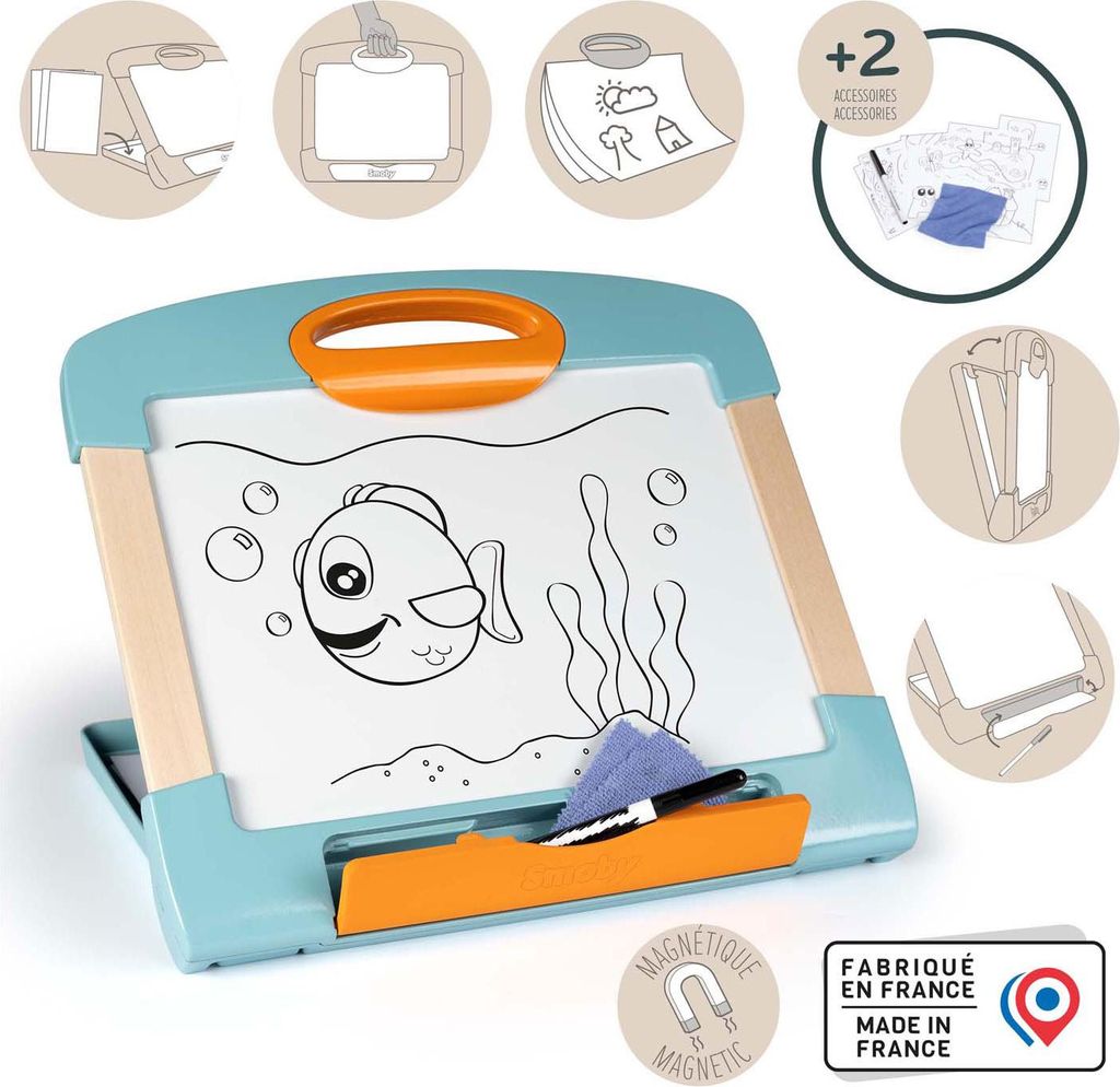 Smoby Tisch-Maltafel Holzmagnetisch