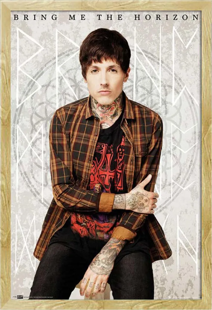 Bring Me The Horizon Poster Maxi + Cornice MDF Shinsuke Faggio 61x91