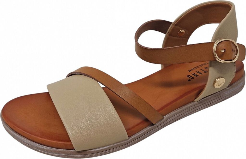 Mustang Damen Sandale Schnalle Riemen flach 1424-807, Produktbild 