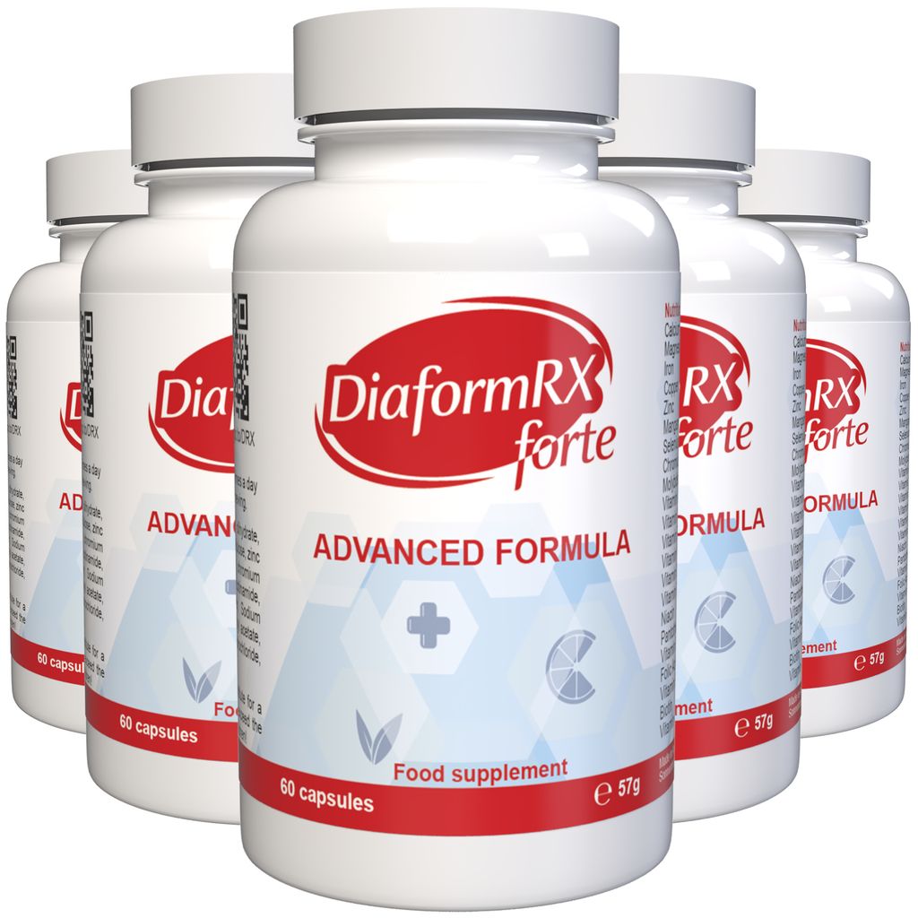 DiaformRX Forte - 300 Kapseln (5x 60 Kapseln), 5er Pack