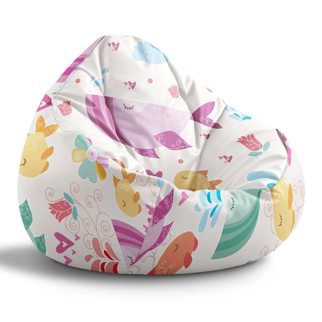 Pouf Sacco Gaming Bambini Dreamroots Paradise Balena Magica 70x105