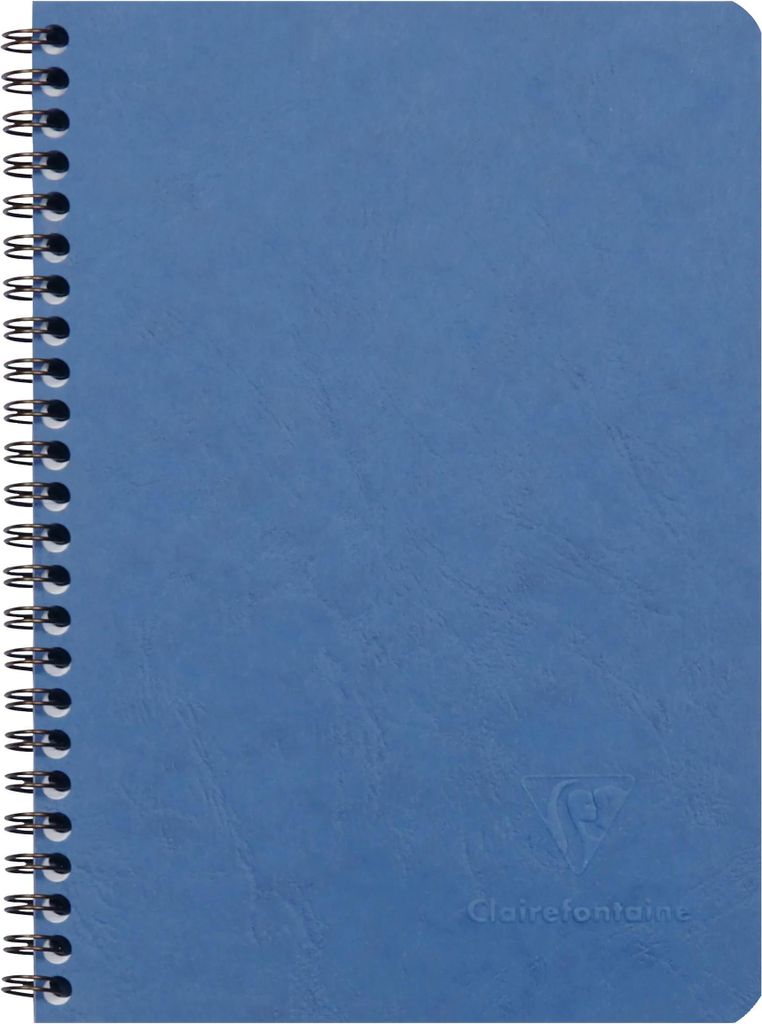Clairefontaine 5x Spiralbuch Age Bag A5 kariert 50 Blatt - Blau 785324C