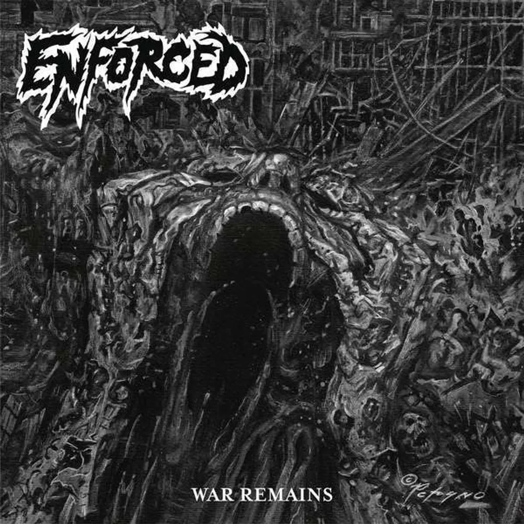 Vinyle Enforced War Remains LP 180g évite les sauts de son metal