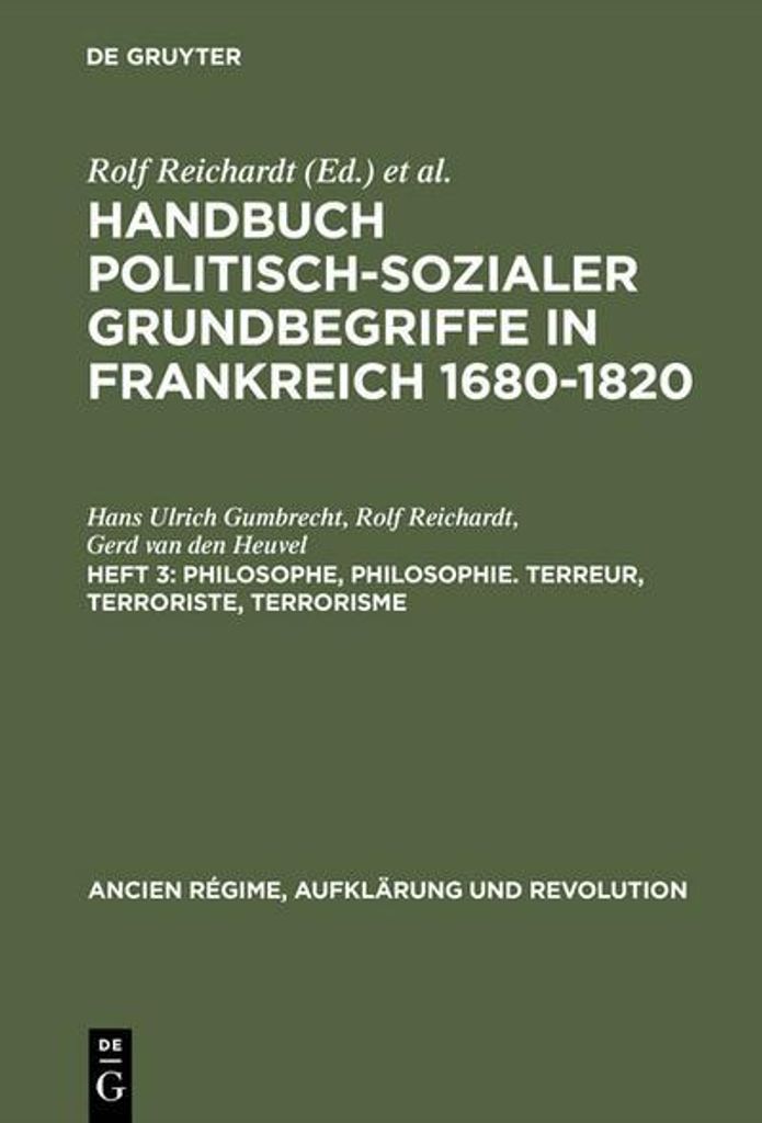 Philosophe, Philosophie. Terreur, Terroriste, Terrorisme