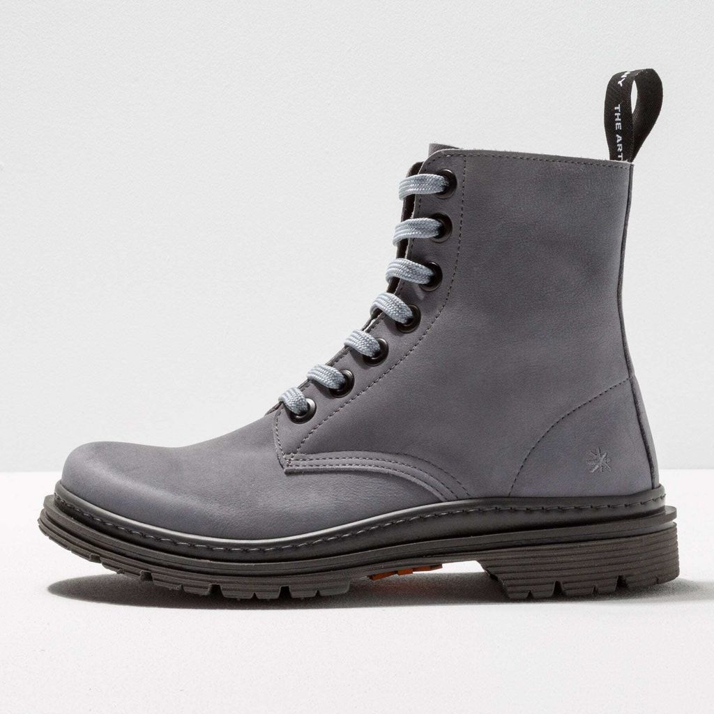 Art Schnürstiefel Uni 1891 NOBUCK-W BLUE FOG/ BIRMINGHAM Farbe Blau