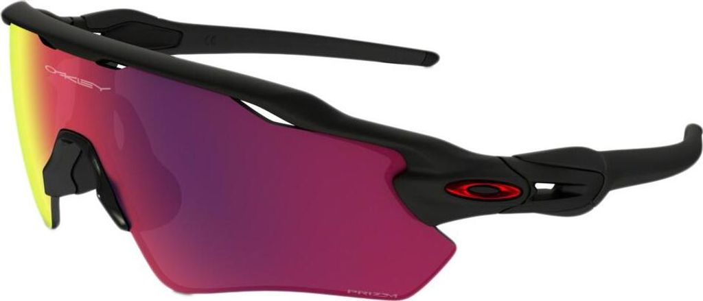 A pair of Oakley Radar EV Path sunglasses with Prizm Road lenses, shown against a white background.