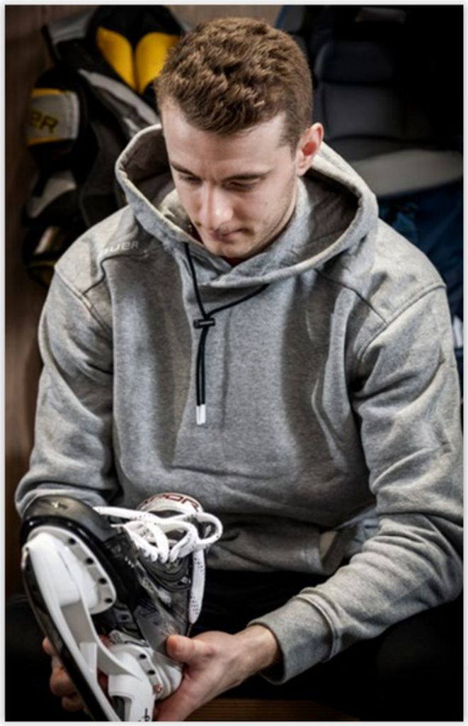 BAUER TEAM HOODIE ULTIMATE - JR.. 23, Größe:Junior XS, Farbe:Navy