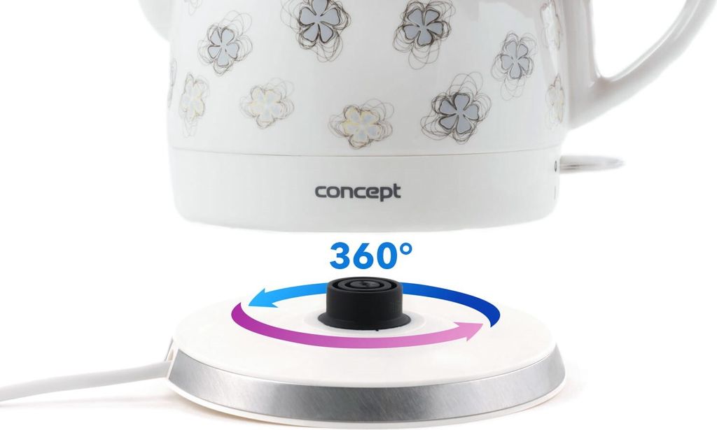 Concept RK0010, Farbe weiß, 220 - 240 V, Keramik Produktbild 2