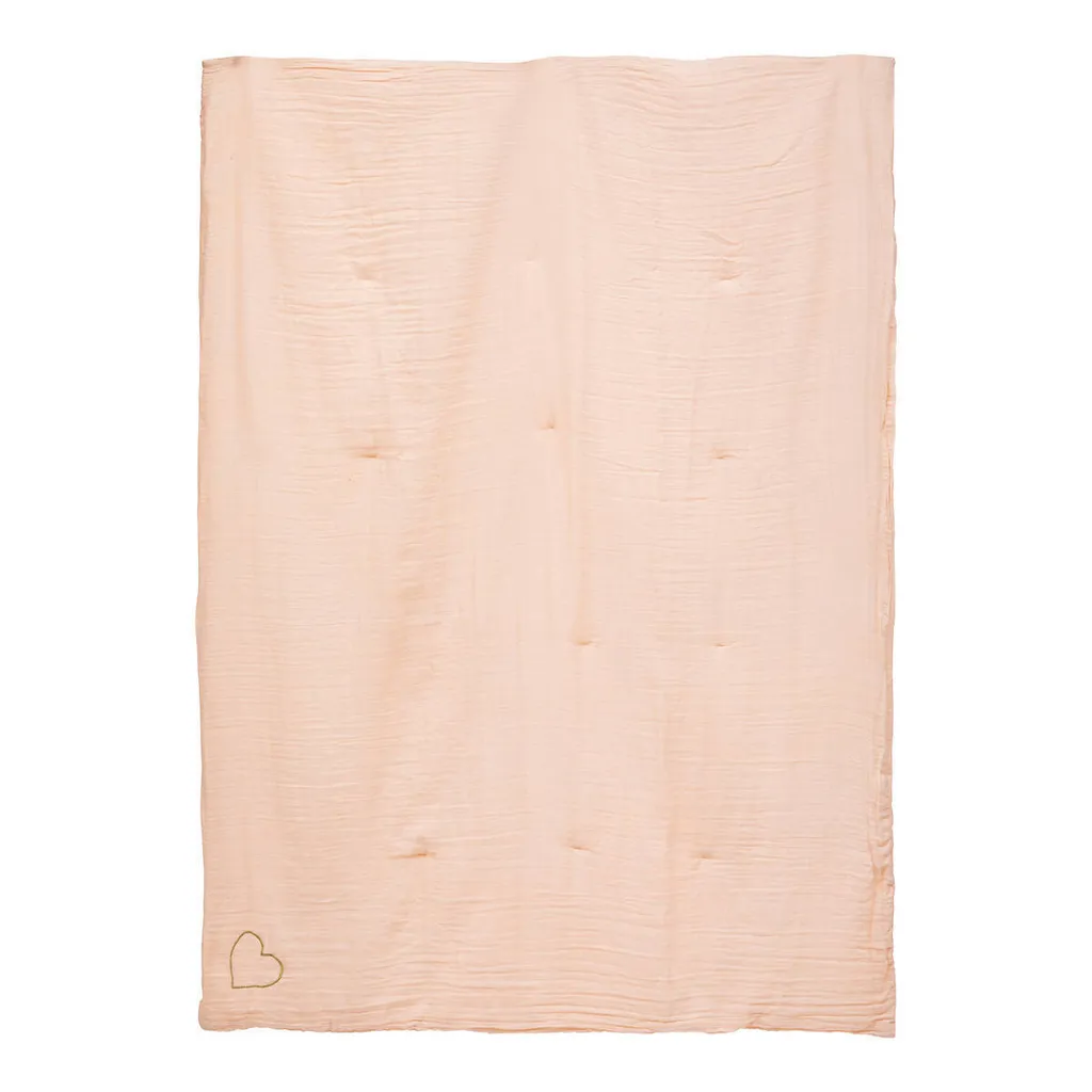 Couvre-lit LILI coton 100x140 cm pour protéger et décorer le lit enfant