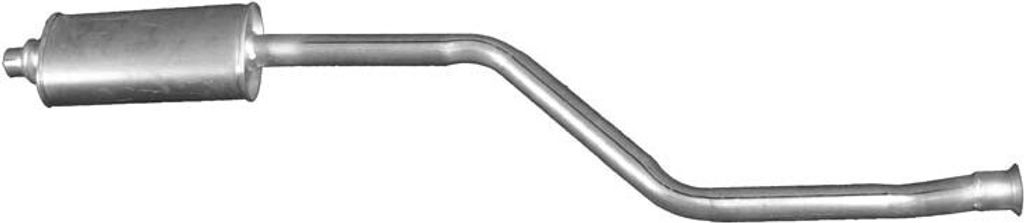 IZAWIT 28.057 Mittelschalldämpfer Schalldämpfer passend für PEUGEOT 306 Cabriolet (7D, N3, N5) für CITROËN XSARA (N1)