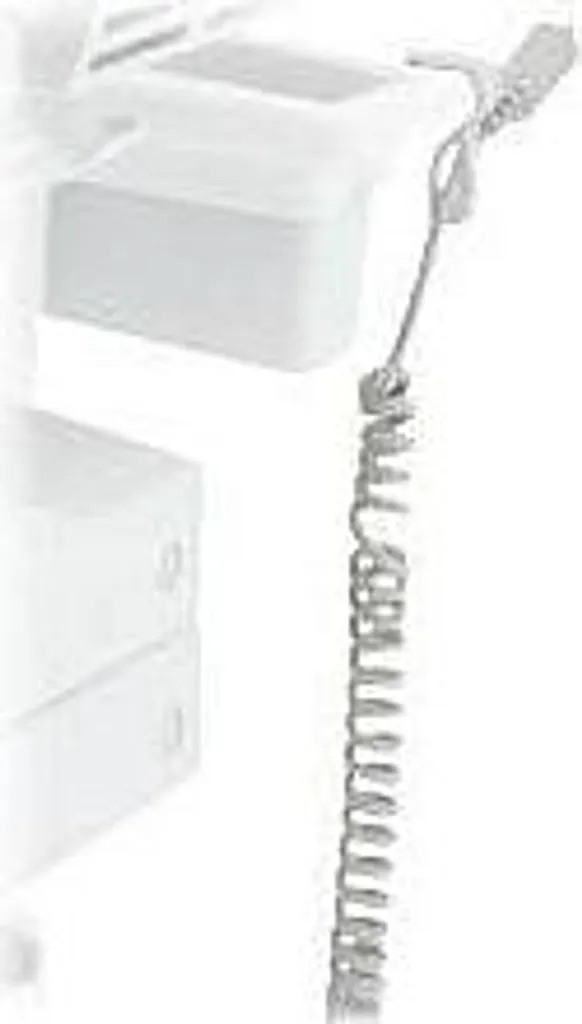 Câble d'alimentation spiralé de rechange pour station Ergotron Life Cart