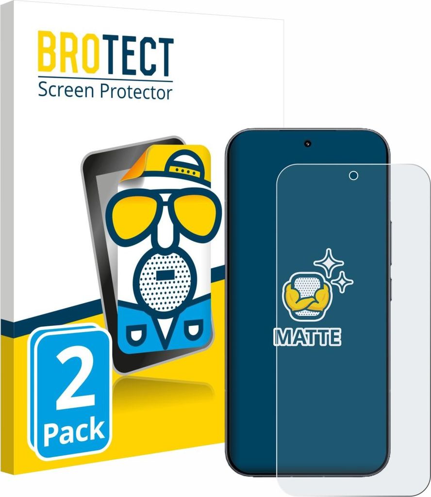 2x BROTECT Schutzfolie für Xiaomi Redmi K90 Pro Max Displayschutz Displayschutzfolie Folie Matt Entspiegelungsfolie