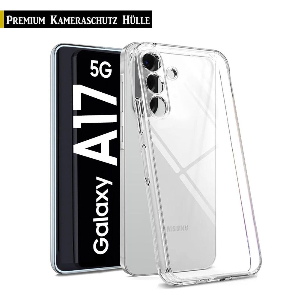 Für Samsung Galaxy A17 5G - Handy Silikon Hülle Transparent Produktbild 